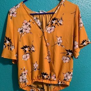 Sienna Sky yellow blouse